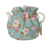Tea Cozy, Cotton Vintage Floral Teapot Dust Cover Tea Cozies, Kitchen Home Decorative Tea Cosy with Insulation Pad for Housewife, Friend, Mom (Color #2)