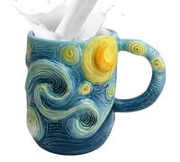 Tea Cup, 13-Ounce Latte Drinkware, Art Coffee Tea Mug, for Cappuccino Cocoa Wine Juice Beer Kitchen Cafe Restaurant