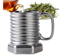 Tea Cup | 380 ml Latte Drink Cup - Screw-Shaped Ceramic Cup - For and Wine and Juice Beer Kitchen Restaurant Cafe Birthday