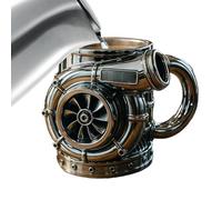 Tea Cup | 3D Engine Breakfast Cup,Retro Mug,for Morning Routine Breaks Birthday Party Home Decor Seasonal Celebrations Workplace Relaxing Moments