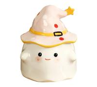 Tea Cup Coffe Mugs Party Cup Mug Cute Coffee Mug with Witch Hat Lid and Handle Ceramic Cup Halloween Mugs, Style 3 Kitchen Daily Necessities Party Cup Coffe Mugs Tea Cup 061224