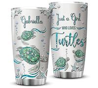 Tea Cup Reusable Thermo Cups Stainless Steel Insulated Travel Mug for Dad Mom Valentine's Day 590 Ml Turtle Custom