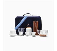 Tea Cup Sets Advanced Travel Tea Set Chinese White Portable Bag Kung Fu Designer Vintage Ceramic Business Afternoon Tea Set