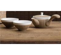Tea Cup Sets Chinese Tea Set Japanese Ceramic Kyusu Teapot Afternoon Tea Set(C)