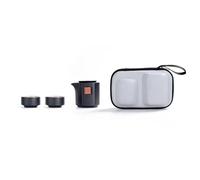 Tea Cup Sets Express Cup Travel Tea Set Portable Kung Fu Glass Teapot Ceramic Cups and Mugs Samovar Kettles Teaware Shu Puer Afternoon Tea Set(D)