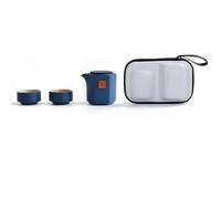 Tea Cup Sets Express Cup Travel Tea Set Portable Kung Fu Glass Teapot Ceramic Cups and Mugs Samovar Kettles Teaware Shu Puer Afternoon Tea Set(C)