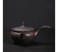 Tea Cup Sets Purple Pottery Side Handle Pot Ceramic Kung Teapot Single Tea Making Device Sets Chinese Afternoon Tea Set(A)