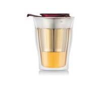 Tea cup with infuser - BODUM - YO-YO SET - 0.35 L - Double wall - Glass and stainless steel