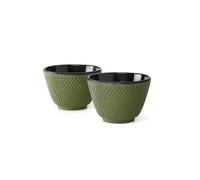 Tea Cups Xilin 2 Set Cast Iron Green