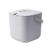 Tea Drainage Bucket - Tea Degs Rubbish Can | TEAA DREGS Bucket with Lid | Portable Tea Buckett Rubbish Bin, Filter Waste with Lid Handle 6.5 L for Kitchen House | Ceremony Trrash Can For