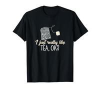 Tea Drinker Hot Beverage Funny I Just Really Like Tea T-Shirt