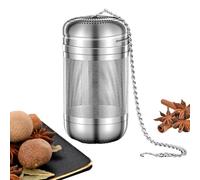 Tea Egg Tee for Loose Tea - Stainless Steel 9.5x5cm | Tea Glug Filter for Cooking, Egg with Extra Network, Stainless Steel Mesh Spice Ball
