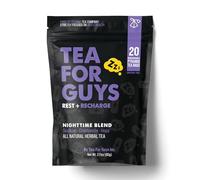 Tea For Guys: Nighttime Blend- Strong Herbal Night Blend for Calm, Reset, and Deep Rest | - 20 Biodegradable Tea Bags