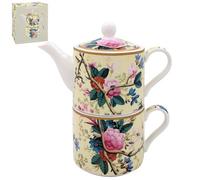 Tea For One Ceramic Kilburn W.morris Floral Teapot Tea Server Set Fine China