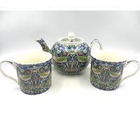 Tea for Two in William Morris Blue Strawberry Thief Design by The Abbeydale Collection.