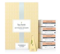 Tea FortÃEE©ÃEE® Bulk Pack Chamomile Citron Herbal Tea, 48 Handcrafted Pyramid Tea Infusers by Tea Forte