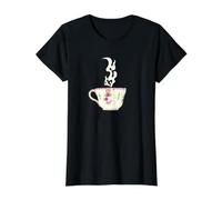 Tea from the Victorian Era with Earl Grey Value Graphic T-Shirt, Women, Black, L