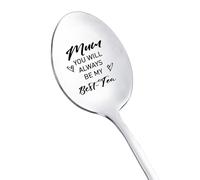 Tea Gift Spoons for Mom Mum You Will Always Be My Best Tea Spoon for Mom Mum Birthday Gifts from Daughter Son Engraved Tea Spoons Lover Gifts for Mom Mother Christmas Spoons Gift