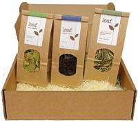 Tea Gifts - The Winter Box (Organic Olive Leaf Infusion, Linden Infusion & Organic Oolong Tea)