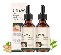 Tea Ginger Nail Treatment, Tea Ginger Nail Serum for Repair, Moisturize The Cuticle & Strengthen Nails and Helps Nails Healthy Grow (2PCS)
