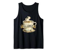 Tea Goblin Funny Tea-Lover Gift British Tea-Drinking Lover Tank Top