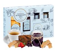 Tea Hamper - Tea Gift Set | Market Place Time for Tea, Cake Gift, Fruit Jam, Black tea, Shortbread Biscuits | Hampton Gift for her, Christmas gifts for Christmas 2025 nan's Treats (hamper gifts)