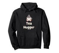 Tea Hugger Cute Cup Cartoon Cozy Drink Kawaii Pullover Hoodie
