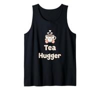 Tea Hugger Cute Cup Cartoon Cozy Drink Kawaii Tank Top
