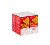Tea India Masala Chai Tea Bags (4 Packs of 40 Biodegradable Tea Bags) Rainforest Alliance Certified