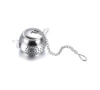 Tea Infuser 1pc Teapot Shape Tea Strainer Stainless Steel Loose Infuser with Chain Spice Filter Diffuser Kitchen Teaware for Loose Leaf Tea(Color 04)