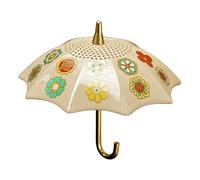 Tea Infuser | Ceramic Sieve Umbrella with Hook Base - Tea Filter | Suitable for Boiling, Infusing, Sink, Beach, Office, Home, Travel and Kitchen