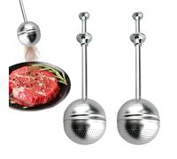 Tea Infuser for Loose Stainless Steel Tea Strainer | Stainless Steel 2 Pieces Tea Infuser | Food Grade Fine Teapot Accessories for Spices and Outdoor