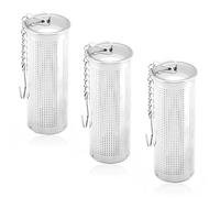 Tea Infuser for Loose Tea, 3Pcs Loose Tea Strainer Fine Mesh Tea Leaf Infuser Stainless Steel Tea Strainer Small Tea Sieve with Extended Chain Reusable Tea Diffusers for Loose Tea