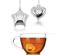 Tea Infuser for Loose Tea, Stainless Steel Tea Infuser Mesh Tea and Herb Ball Strainer, Tea Ball Strainers Infuser with Drip Trays, for Loose Leaf Tea, Herbal Tea, Mugs Teapots Spice