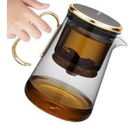 Tea Infuser Pot - Magnetic Glass Kettle Teapot with Strainer | Multifunctional Water Separation Glass Teapot with Handle for Green Black Oolong Hot Or Cold Tea