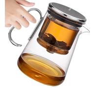 Tea Infuser Pot,Magnetic Glass Kettle Teapot with Strainer | Multifunctional Water Separation Glass Teapot with Handle for Green Black Oolong Hot Or Cold Tea