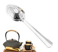 Tea Infuser Spoon - Stainless Steel, Mesh Strainer, Ball Steeper | Long Handle Brew Scoop for Enthusiasts Who Want to Put Their Favorite Tea Inside. Its Holes Bring A Smooth Taste