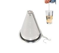 Tea Infuser, Stainless Steel Filter, Fine Mesh Strainer, Brewing Steeping Tool, Interactive Reusable Tea Basket, for Coffee Kettle Cup Mug Travel Home Kitchen Use 1.77x2.99 Inches