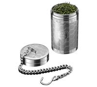 Tea Infuser - Stainless Steel Infuser, Threaded Lid Holder, Extended Chain Hook, Loose Filter Accessories | For Black Green Oolong Ea Earl Grey Chai Tea Brewing Cup Kitchen Home