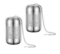 Tea Infusers for Loose Tea, 2Pcs Stainless Steel Mesh Tea Strainers with Chain Handle Detachable Tea Infuser Filter for Loose Tea & Coffee