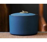 Tea Jars Storage Ceramic Airtight Canister Cookie Jar Kitchen Storage Candy Container Multifunction Sealed Canister/Tea Caddy/Food Storage Containers Tea Caddy for Loose Leaf Tea Storage Box ( Color :