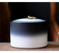 Tea Jars Storage Ceramic Airtight Canister Cookie Jar Kitchen Storage Candy Container Multifunction Sealed Canister/Tea Caddy/Food Storage Containers Tea Caddy for Loose Leaf Tea Storage Box ( Color :