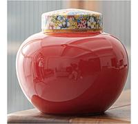 Tea Jars Storage Portable Tea Tin Cans Boxes Canisters Containers for Coffee Tea Candy Ceramic Kitchen Food Storage Canister Porcelain Jar for Loose Tea Spice Coffee Bean Tea Caddy Storage (Color : A