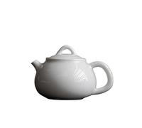 Tea Kettle 125ml Handmade Apricot White Tea Pot Japanese Filter Teapot Vintage Anti Scald Teapot Tea Making Kettle Tea Ceremony Ornaments Tea Pot Ceramic Tea Infuser