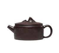 Tea Kettle 190ml Ancient Purple Clay Teapots Handmade Pot Raw Ore Purple Mud Tea Making Kettle with Filter Zisha Tea Set Accessories Ceramic Tea Infuser