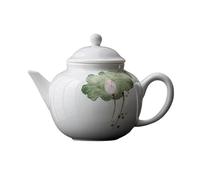 Tea Kettle 200ml Hand-Painted Teapot Japanese White Porcelain Pot Household Tea Maker Kettle with Infuser Tea Services Tea Pot Ceramic Tea Infuser