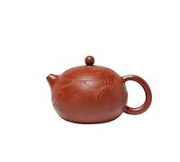 Tea Kettle 220ml Purple Clay Teapots Handmade Pot Raw Ore Zhu Mud Tea Kettle with Strainer Zisha Tea Set Chinese Teapot Ceramic Tea Infuser