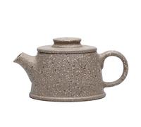 Tea Kettle 80ml Purple Clay Teapot Handmade Pot Raw Ore Coarse Sand White Jade Segment Mud Kettle Strainer Zisha Teaset Small Tea Pot