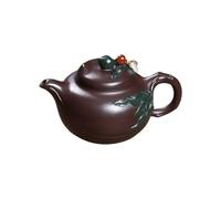 Tea Kettle Chinese Teapot Office Tea Infuser Purple Clay Green Two-Color Peach Tea Infuser