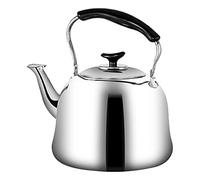 Tea Kettle Cooker Whistling Teakettle, Stainless Steel Tea Pots with Tea Filter and Ergonomic Handle for Gas, Induction, Electric Hobs, 2 L